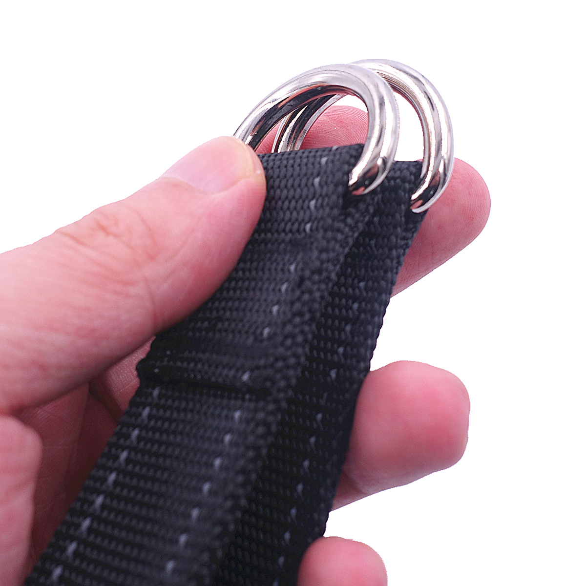 1 Pair Multifunction Hanging Strap with Heavy Duty Carabiner Fitness Equipment for Home Gym Hanging Sandbag Pull Up Rope Workout