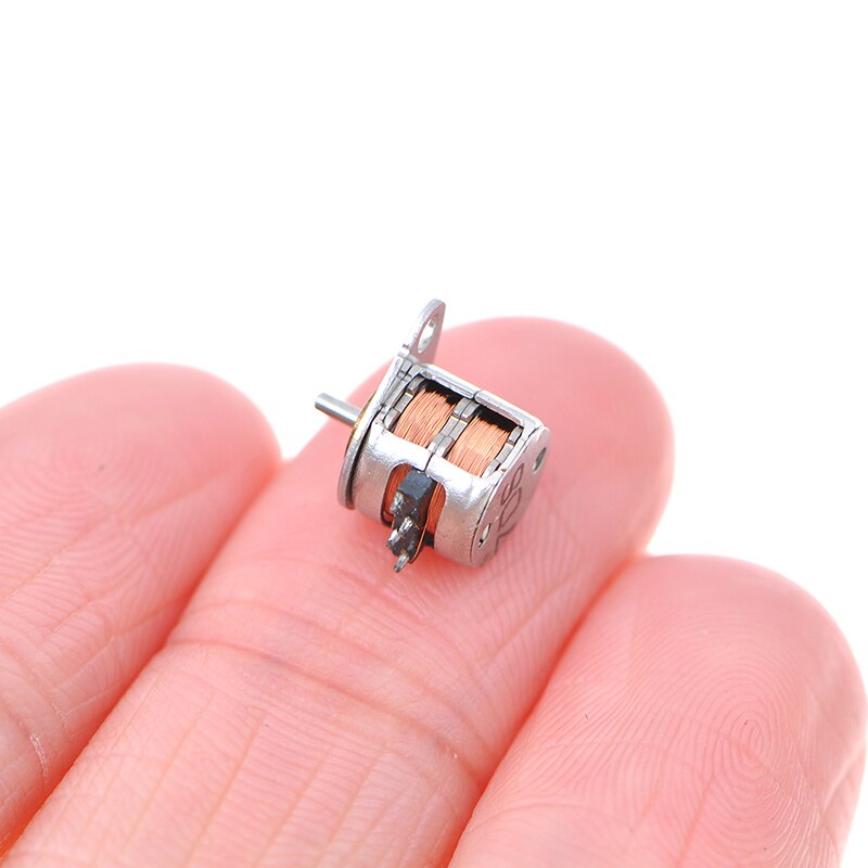 1Pcs Mini Micro Stappenmotor Kleine 2-Fase 4-Draads Stappenmotor Met Koperen Gear Voor Digitale producten Camera
