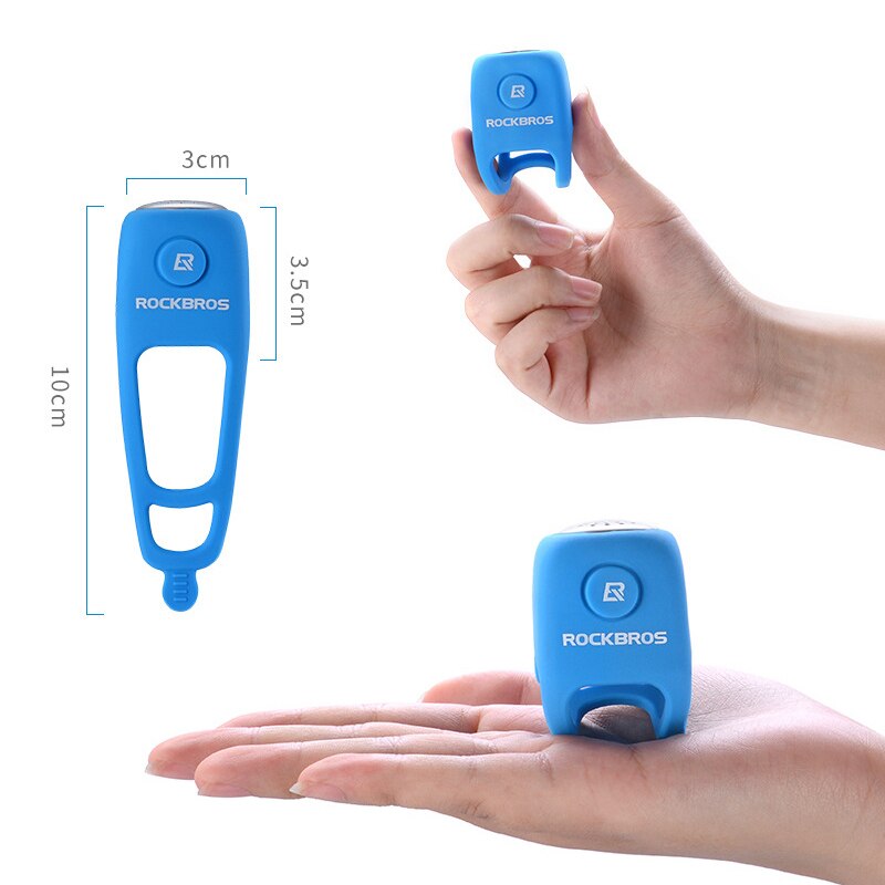 Bicicleta Eléctrica campana a prueba de lluvia MTB bicicleta de carretera de montaña manillar Gel de sílice campanas cuerno súper fuerte alarma de seguridad de bicicleta