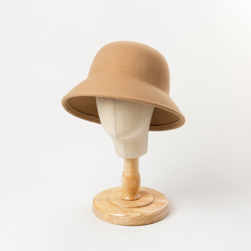 Sombrero de lana a la para niños y niñas, gorra de lana clásica, Formal, para Otoño e Invierno: cemel