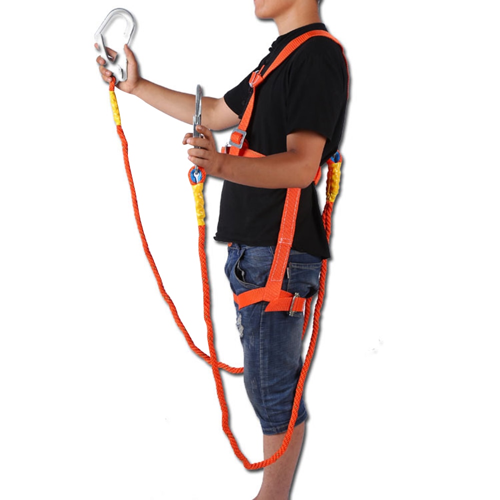 Adjustable Aerial Work Safety Belt Five-Point Safe... – Grandado