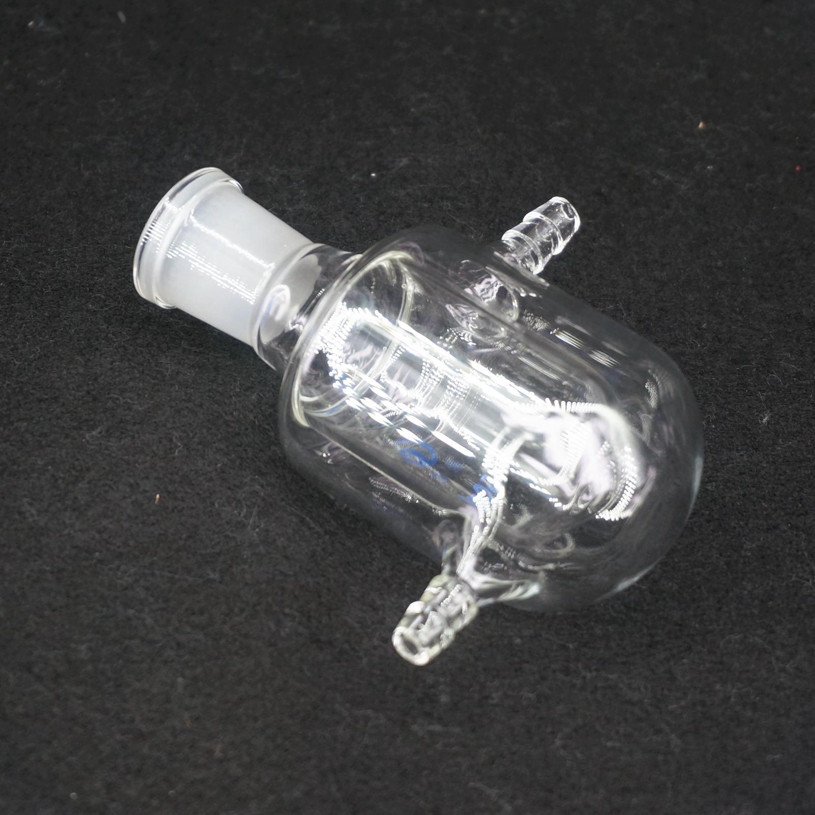 50ml Laboratory Jacketed Glass Double Layer Flask Reactor bottle lab kit tool