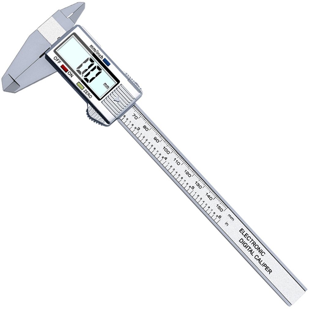0-150Mm Lcd 150Mm Digitale Elektronische Carbon Fiber Schuifmaat Gauge Micrometer Model Precisie Schuifmaat
