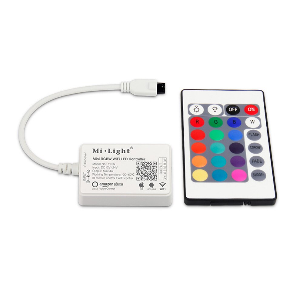 Milight Wifi Rgb Rgbw Led Controller Smartphone Controle Muziek Timer Alexa Voice Control Ios Android App Voor Led Strip