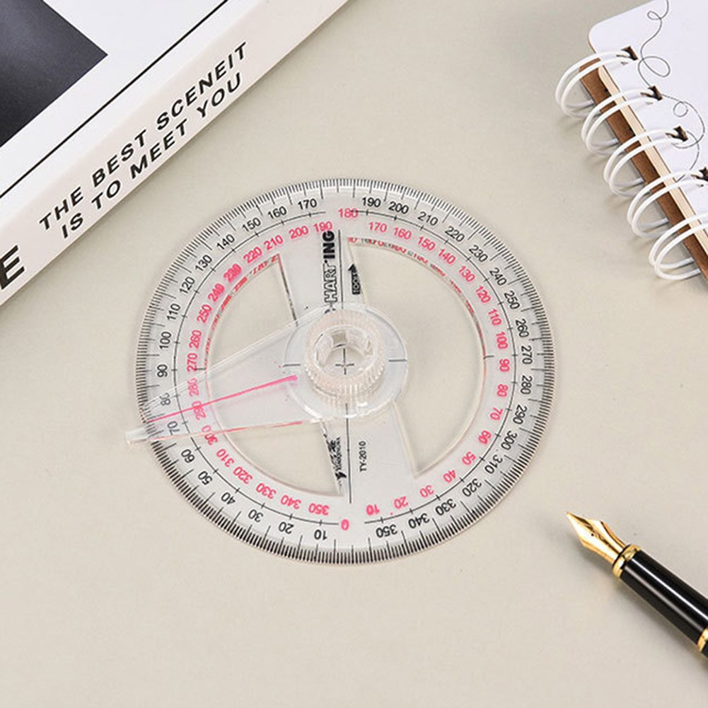 Measure Arm Ruler Gauge Tool Angle Engineer 360 Degree Protractor Angle Finder Woodworking Gadget Depth Measurement
