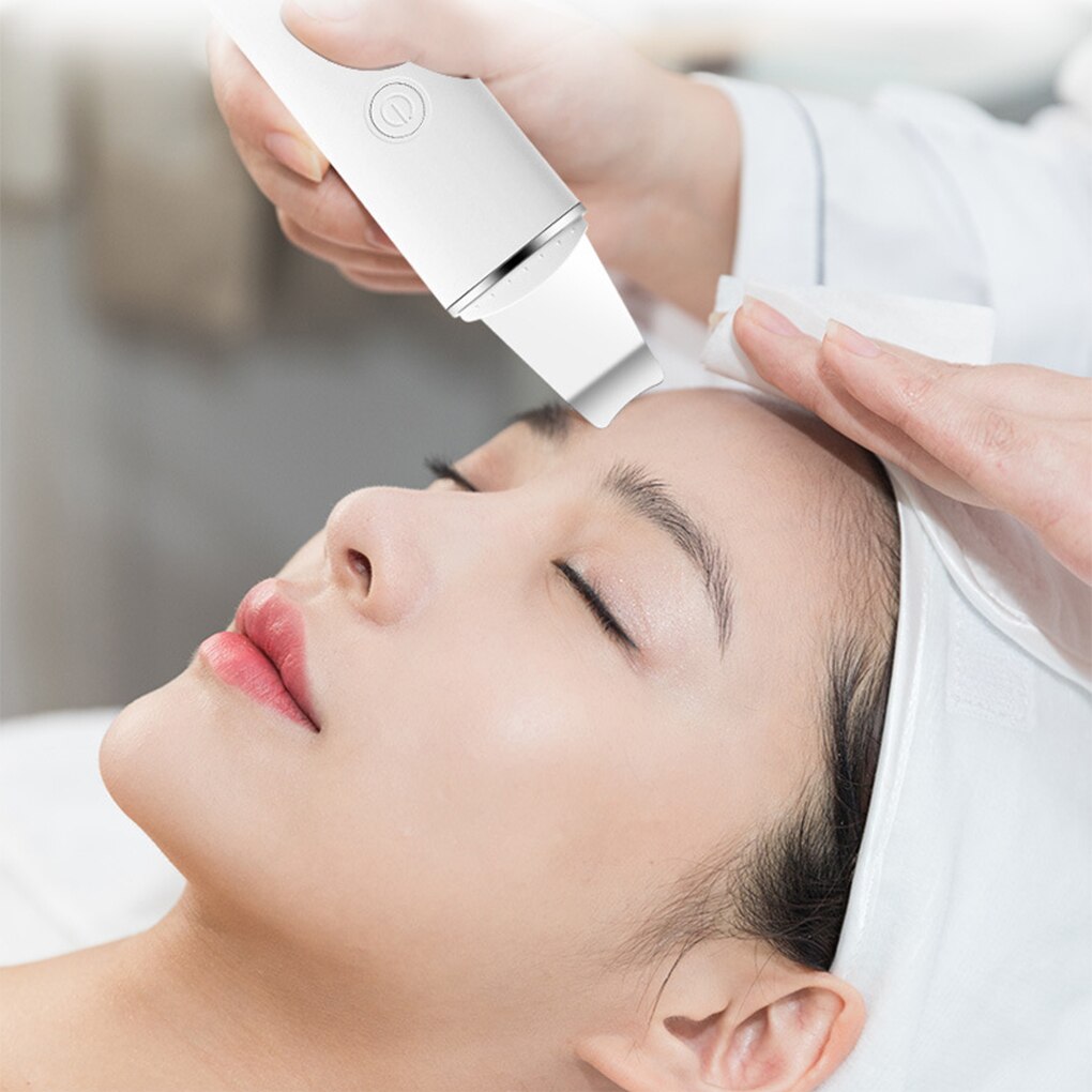 Skin Scrubber Exfoliating Beauty Facial Face Spatula Household 45 Degree Skincare Blackhead Remover with 2 Heads