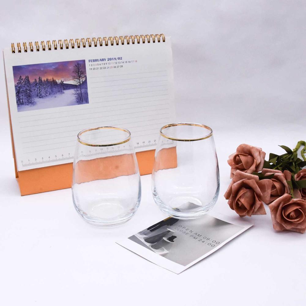 glass Cup 400ml Transparent Glass Heat Resistant Glass For Wine Tea Cups For Home Juice Glass Cup