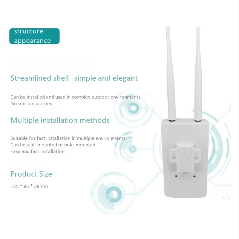 High-Power 4G Router Outdoor Waterdichte Kaart Draadloze Routing Signaal Covers Basisstation Ap