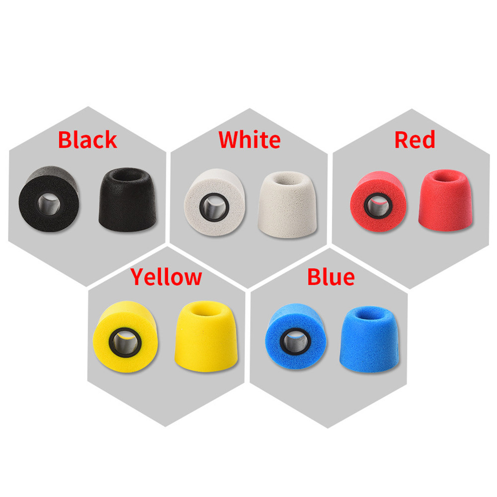 3 Paar/partij (6 Stuks) L/M/S Memory Foam Qkz Oortelefoon Tips Memory Foam Geluidsisolerende Memory Foam Ear Tips Foam Oordopjes voor Kz Qkz