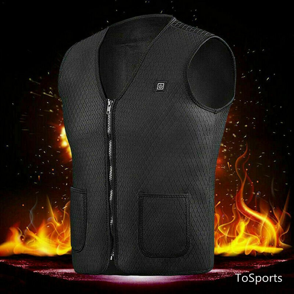 Usb Verwarmde Vest Jas Warm Up Verwarming Pad Bodywarmer Winter Kleding Voor Outdoor Sport Skiën Kleding Accessoires