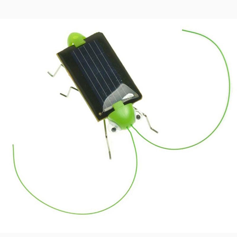 1pcs Green Solar Energy Cricket Environmentally Children's Toys Innovative DIY Toys Insect Toy