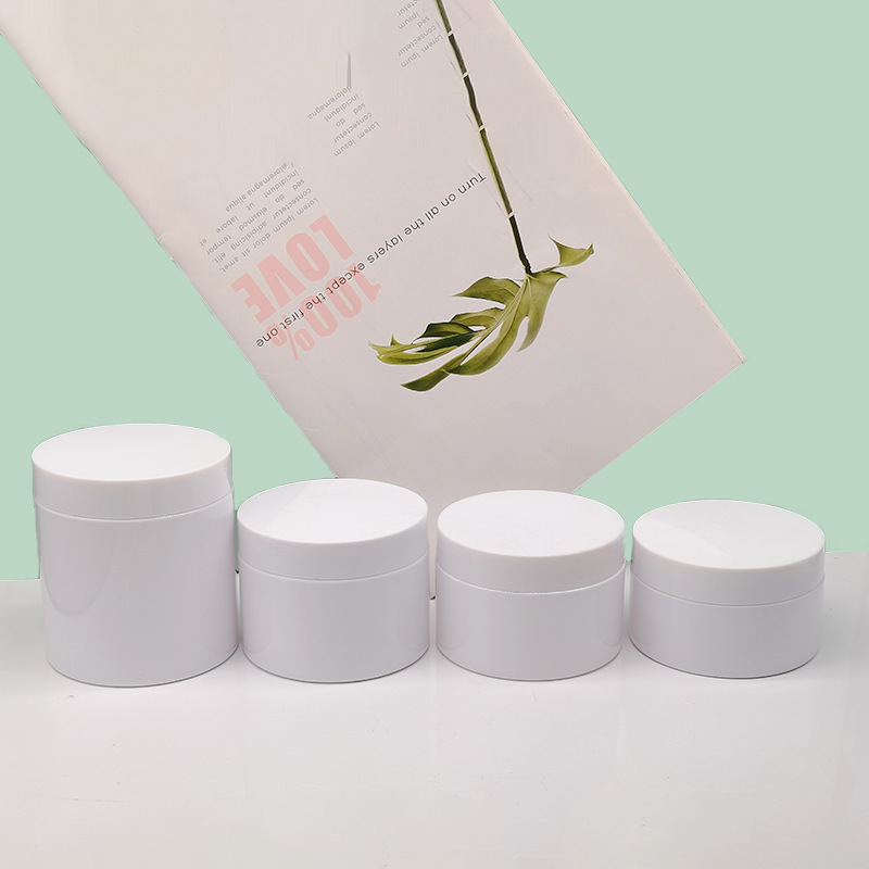 10 stk./parti 250/300/500ml plastik kosmetik creme krukker med galvanisering låg plastikpotte opbevaringskrukke kæledyrsbeholder tomme maddåser: Lysegrå / 6ml