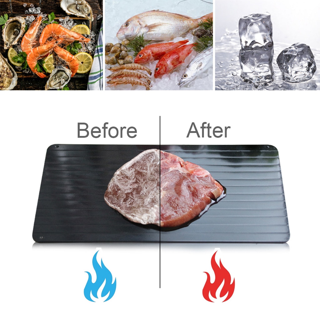 Defrosting Tray Fast Thawing Plate Household Kitchen Quick Thaw Tool Meat Frozen Food Fast Defrosting Chopping Board