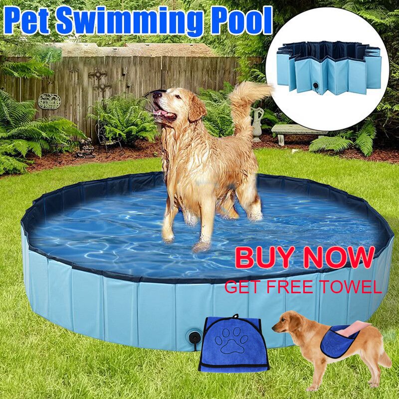 Piscine pour chien pliable chien piscine pour animaux de compagnie baignoire baignoire pour animaux de compagnie piscine pliable piscine pour chiens chats enfants