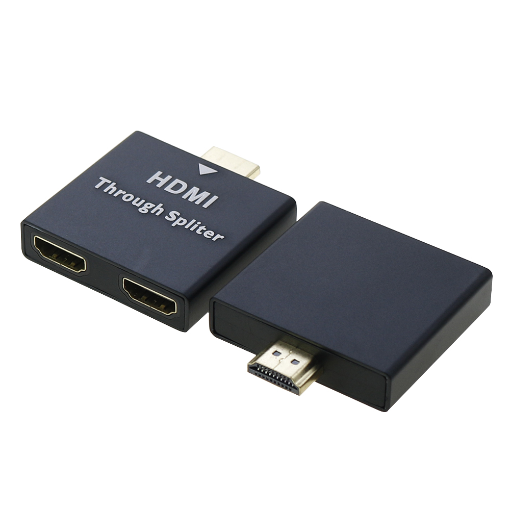 Répartiteur HDMI 1 en 2, Sortie Haute Définition 1080P, Synchronisation Audio et Vidéo Même Écran, Plug and Play 1 en 2, 1 Pièce