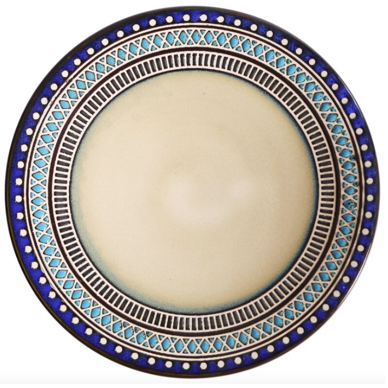 Cartoon Dinner Plate Set Ceramic Kitchen Plate Breakfast Tableware Set Food Dishes Rice Salad Noodles Bowl Soup Cup Kitchen