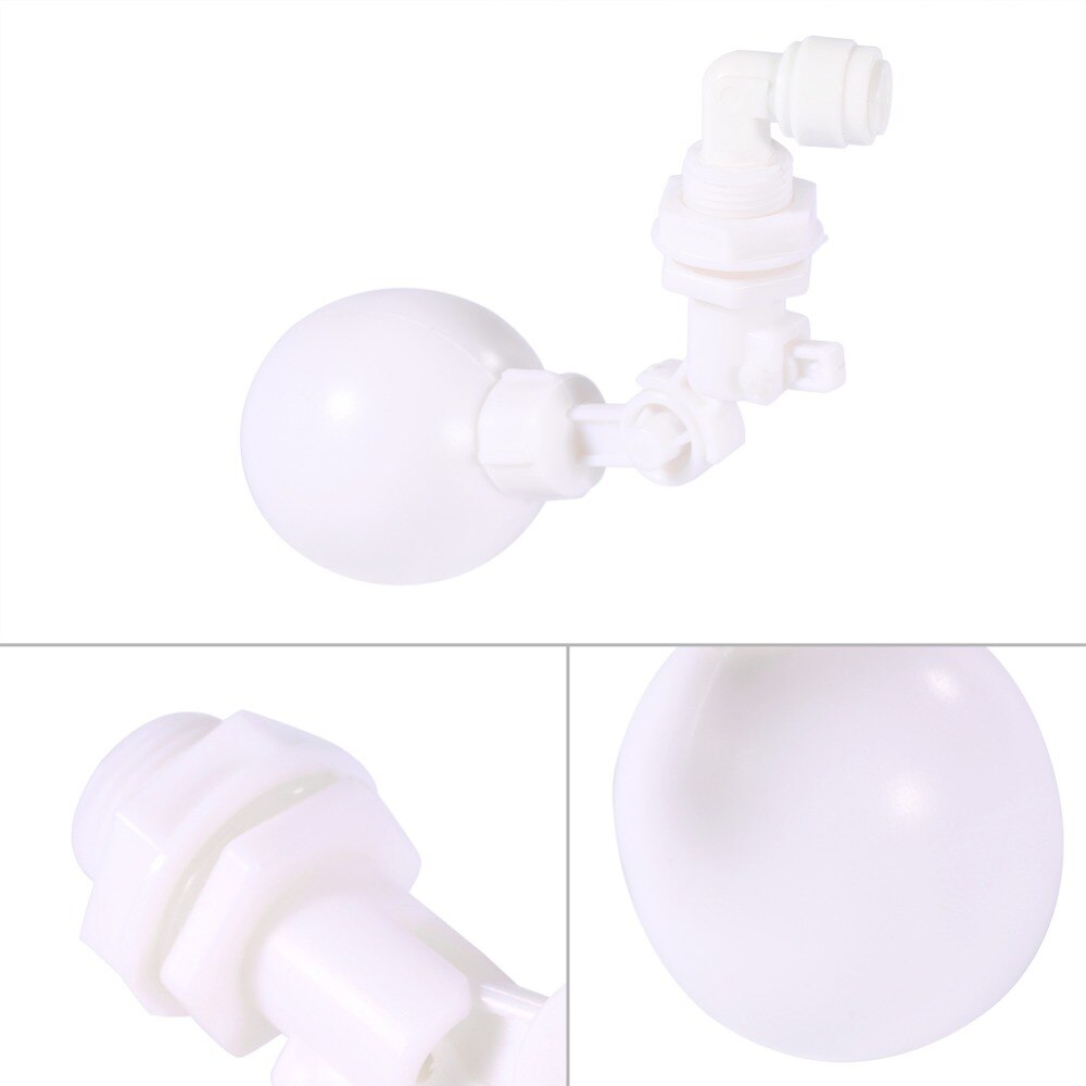 Omvendt osmose system justerbar mini flytekuleventil avstengning 1/4 " automatisk fylleventil fôr fisk akvarium ro vann