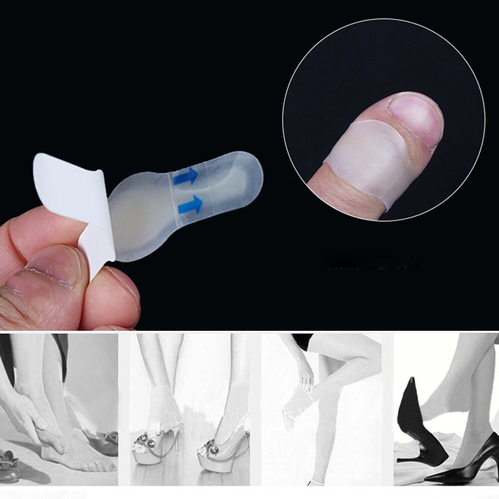 Protector de Gel de silicona para talón, protector de cojín suave para pies y pies, almohadilla para insertar en calzado, plantilla para zapatos, accesorios, plantillas para zapatos 1 unidad