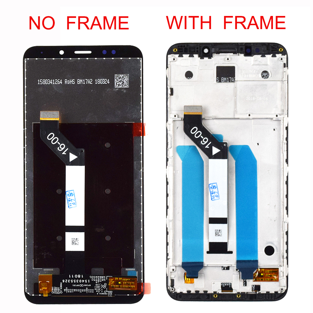 Für Xiaomi Redmi 5 Plus LCD Display Digitizer Frame Touch Screen LCD Original Ersatz Teile
