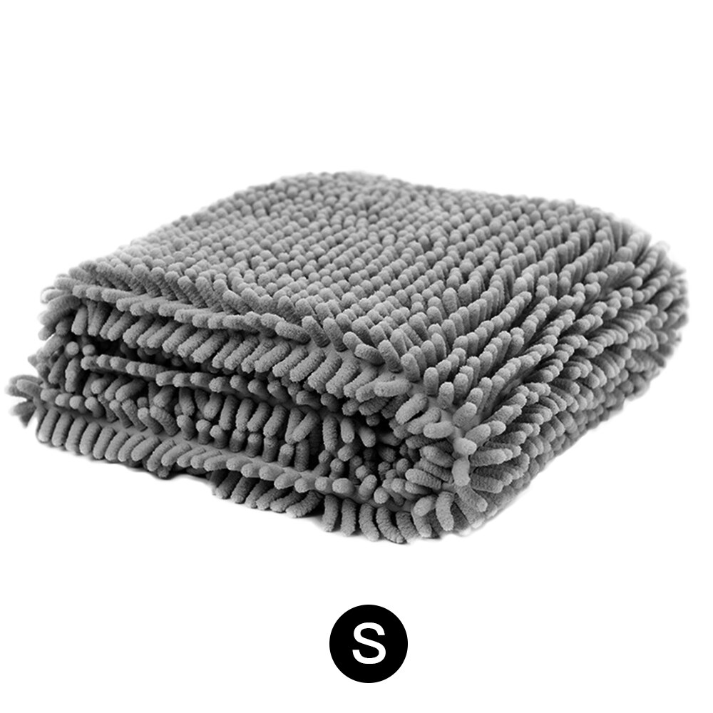 Toalla de baño de mascotas de fibra, toalla de secado multipropósito para gatos y perros, toalla de secado para masaje y secado de cabello, toalla para gatos, suministros para perros mascota: 01 / S