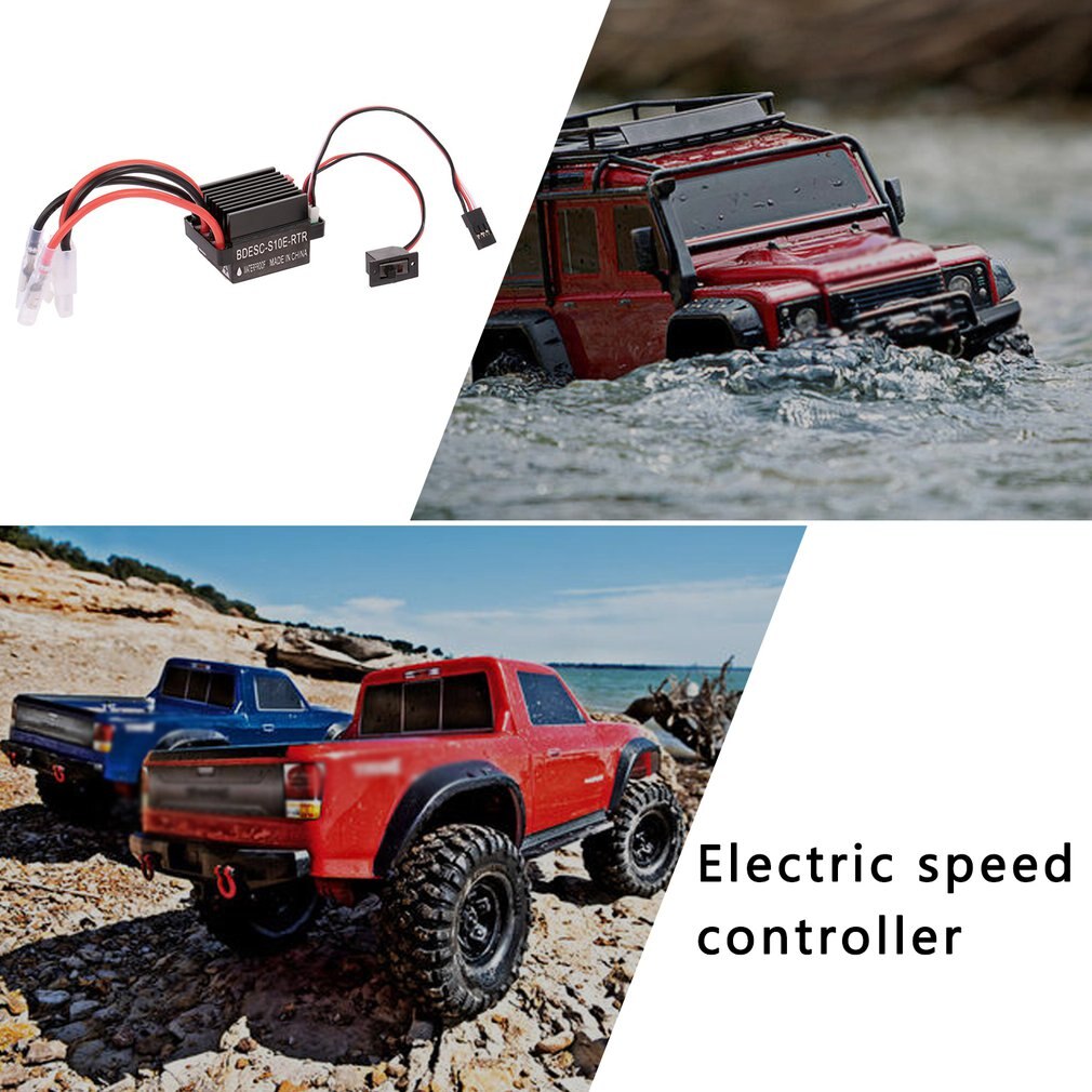 5 V/2A BEC 320A 2-3 S Waterdichte Geborsteld ESC Elektrische Snelheidsregelaar Geschikt voor 1:10 Schaal RC Auto Voor Boot