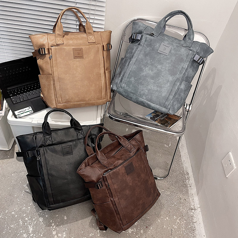 Dames Rugzakken PU Leer Reizen Heren Rugzak grote capaciteit Schooltassen Vrouwelijke grote bakken student laptoptassen rugzak
