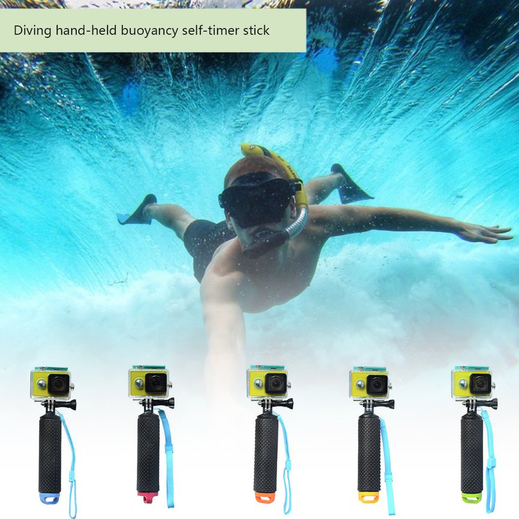 Caméra sous-marine flotteur éponge poignée Monopond montage flottant bâton de surf pour Gopro Hero Action caméra accessoires ACEHE