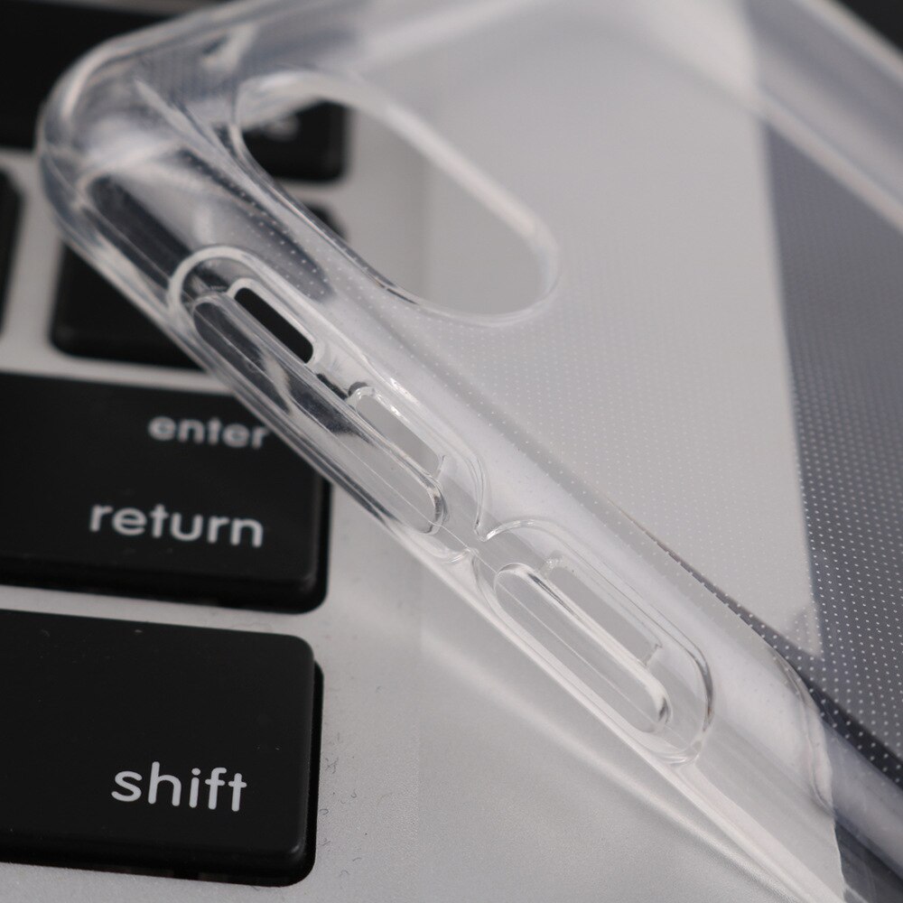 Niny Voor Rakuten Mini Telefoon Case Transparant Clear Tpu Siliconen Soft Vuilwerend Back Cover