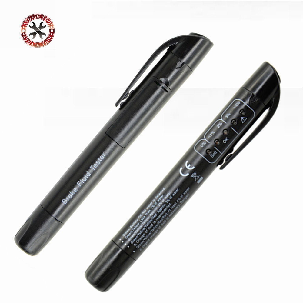 ! Remvloeistof Tester 5 Led Auto Voertuig Auto Automotive Testing Tool Voor DOT3/DOT4