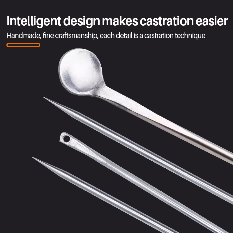 1 ensemble d'outils de casttration en acier inoxydable, grand poulet bébé poussin rapide, nouvel outil de casttration, couteau, outils de ferme de volaille