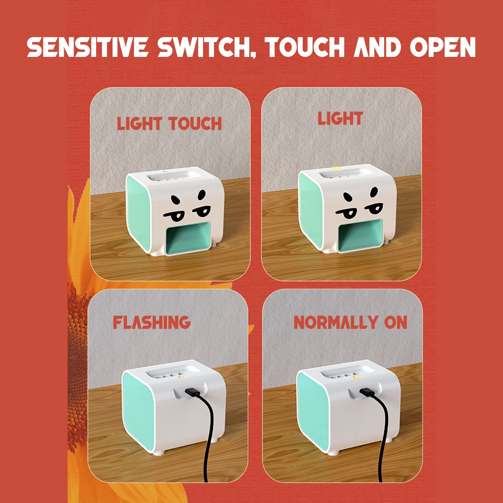 Electric Melon Seed Shelling Machine Automatic Peeling Melon Lazy Artifact Funny Emotion Pattern Peeler Convenient Kitchen Tools