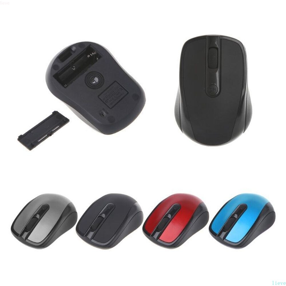 USB Optical Wireless Mouse 2000DPI Adjustable Receiver Optical Computer Gaming Mouse 2.4GHz Ergonomic Mice For Laptop PC Mouse