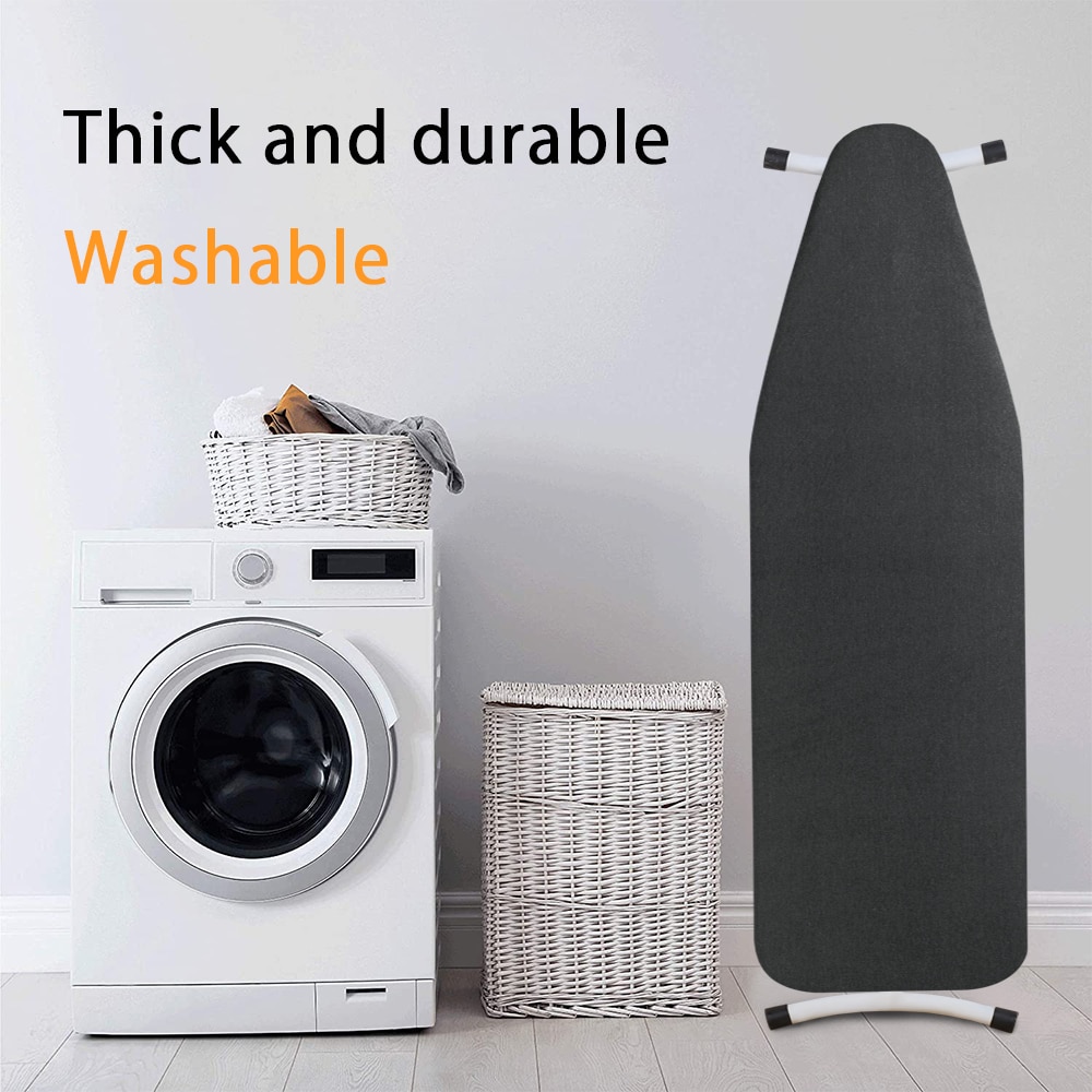 Cotton Ironing Board Cover Large Printed Ironing Board Cover Protective Non-slip Thick Colorful for Home Cleaner 148x55cm