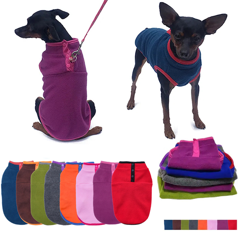 Outono inverno macio filhote de cachorro gatos casaco de lã quente colete para cães pequenos médios roupas chihuahua buldogue francês traje pet colete