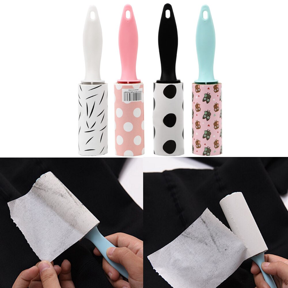 Appareil de nettoyage Portable, nettoyeur de poussière, manteau de vêtements, rouleau à peluches collant, Mini rouleau de papier collant à déchirer, vêtements collants