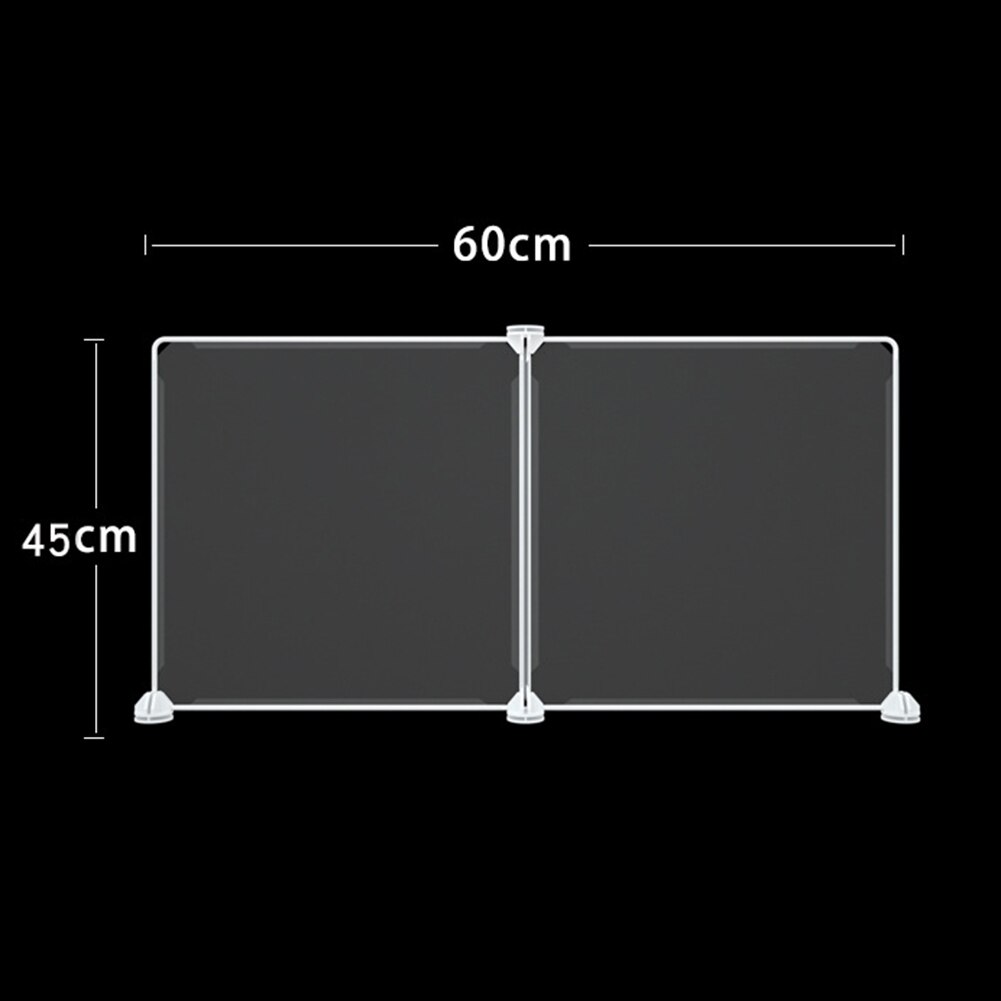 Office Classroom Desktop Table Clear Anti Droplet Partition Screen Divider Board Clear Anti Droplet Table Partition Board