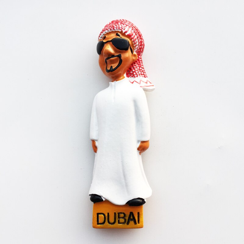 Dubai Toeristische Souvenirs Koelkast Magneten Khalifa-toren Saudi Arabië Koelkast Herdenkingsmunt Magneet Stickers Home Decoratie