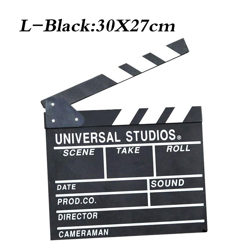 Movie Film Tv Slate Klepel Boord Dry Erase Clapboard Cut Actie Scene Movie Clip Film Actie Slate Clap Handgemaakte Cut prop: 03