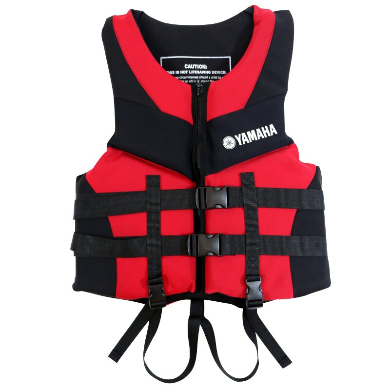 Adult life jacket floating buoyancy vest wetsuit drift vest vest sea fishing dragon boat men and women life vest: Red / XL 50-70kg