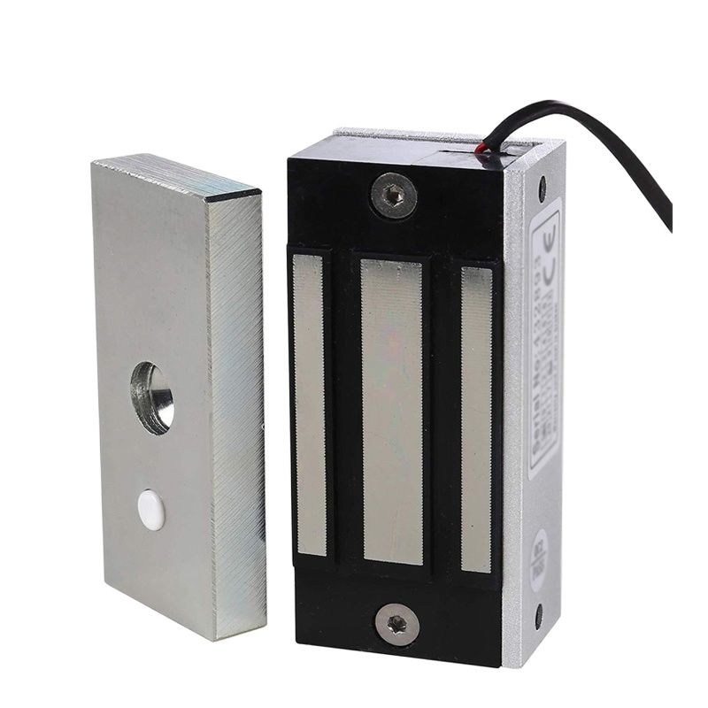 Single Door Electronic Electromagnetic Door Lock Magnetic Lock 60KG /100Lbs For Home Access Control Showcase Cabinet Glass Goor
