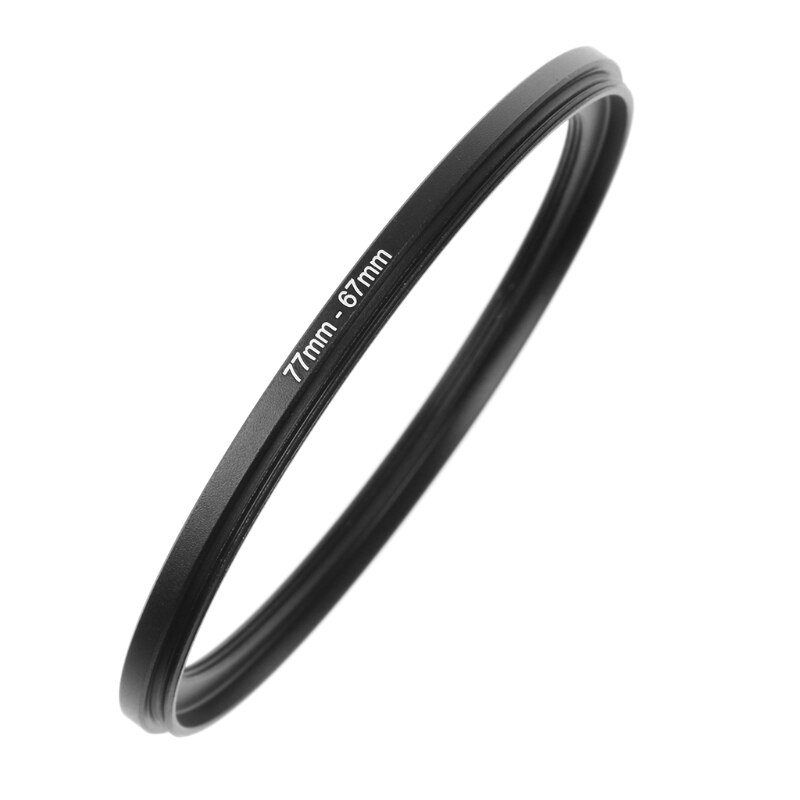 Anillos de Metal de 77mm a 67mm adaptador de lente filtro herramienta de cámara accesorio