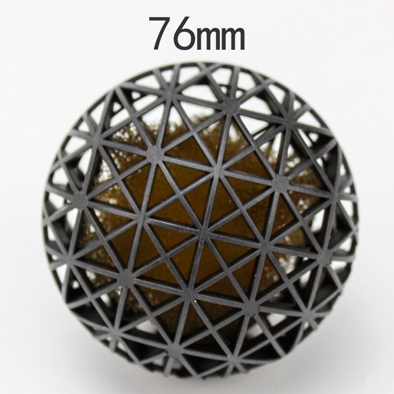 50/100Pcs 16-76mm Aquarium Bio Balls Filter Media Wet/Dry Koi Fish Tank Pond Air Pump Canister Cleaner: 76mm-10pcs