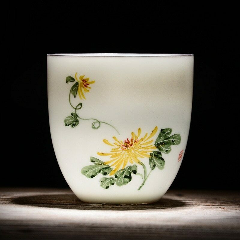 Tekopper drikkevarer kinesisk kung fu te kop keramisk porcelæn te sæt tilbehør: 3 as billeder