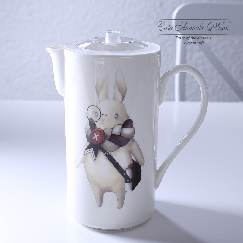 Söt räv kaffekanna soda pot filter vattenkokare ke... – Grandado