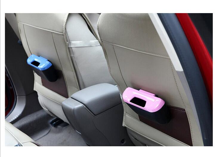 Car Styling Opening Car Waste Bin Vehicle Rubbish Dustbin Garbage Bin Trash Can Dust Bin Multifunctional Scraps Paper Organiser