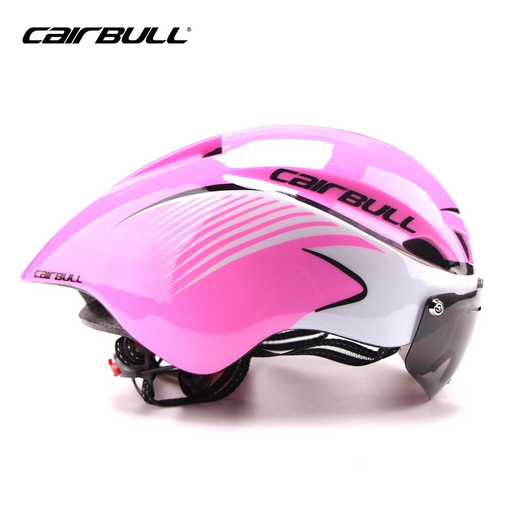 Cairbull Fietsen Helm Bril Fiets Integraal Gevormde Aerodynamische Sport Mtb Racefiets Helm Triathlon Met 1 Lens