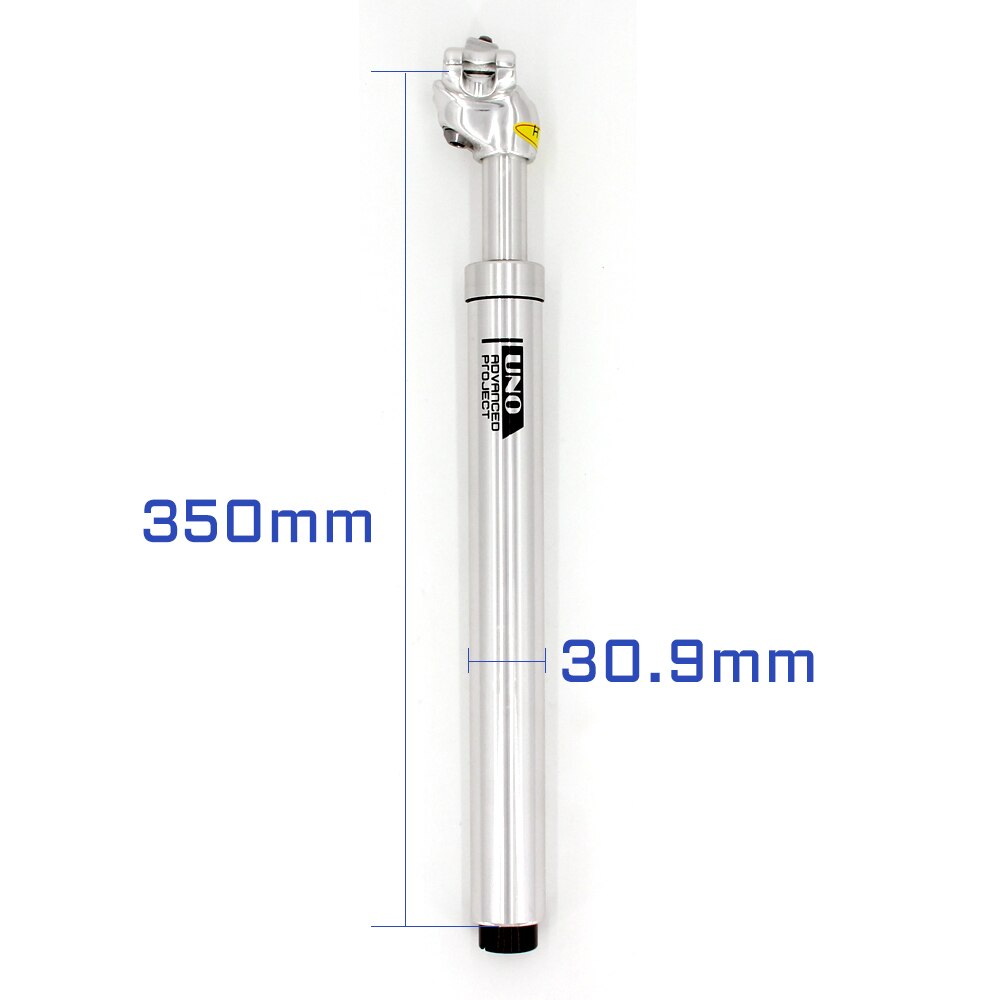 UNO MTB Seat Post Suspension Seatpost Shock Absorber Bicycle Seatpost Dropper Aluminum Shockstop Tube 27.2/30.9/31.6 Bike Parts: 30.9x350mm