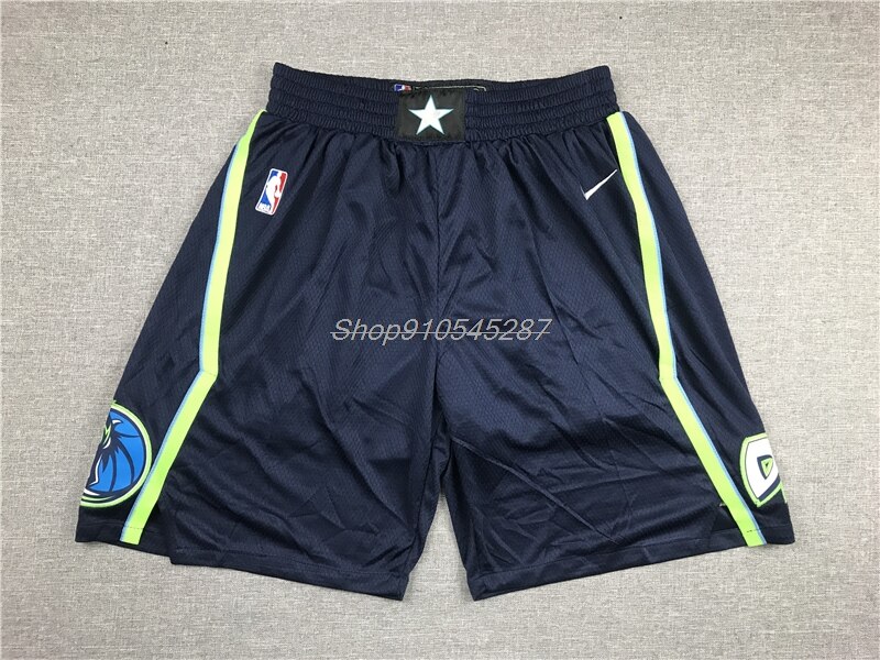 Nba Dallas Mavericks #77 Luka Dončić Mannen Basketbal Shorts #41 Dirk Nowitzki Mannen Sport Broek Mesh jogging Korte Broek: 3 / XL