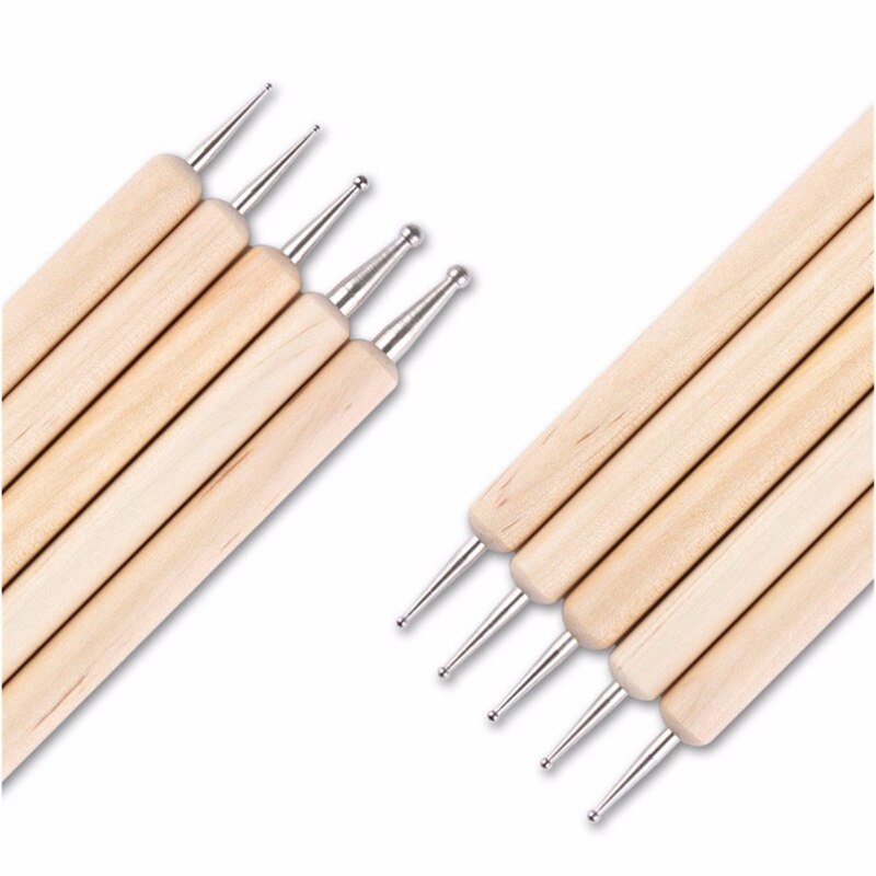 20pcs Nail Dotting Pen Tools Nail Art Marbleizing Painting Double Sided Crafts Mandala Rock Dotting Tool Nail Decoration