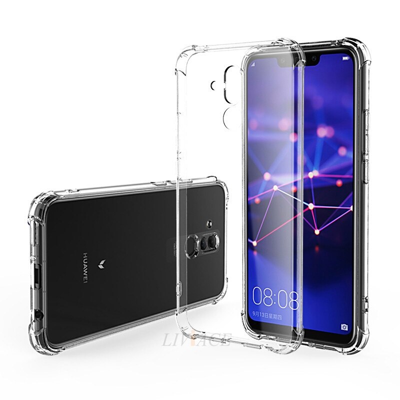 Airbag anti-klopfen stoßfest klar tpu telefon fall für huawei mate 20 10 9 8 lite pro plus RS mate20 transparente abdeckung coque